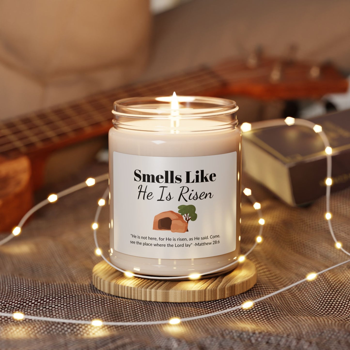 He Is Risen Candle