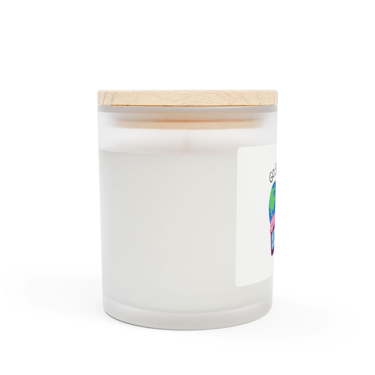 Go Spread It! Frosted Candle