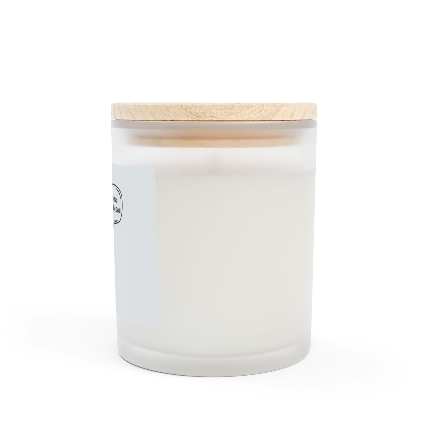 I saw That! Frosted Candle