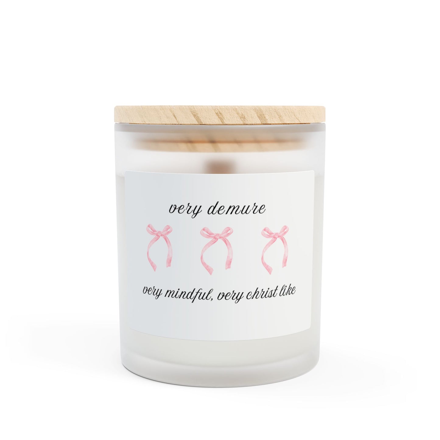 Very Demure Frosted Candle