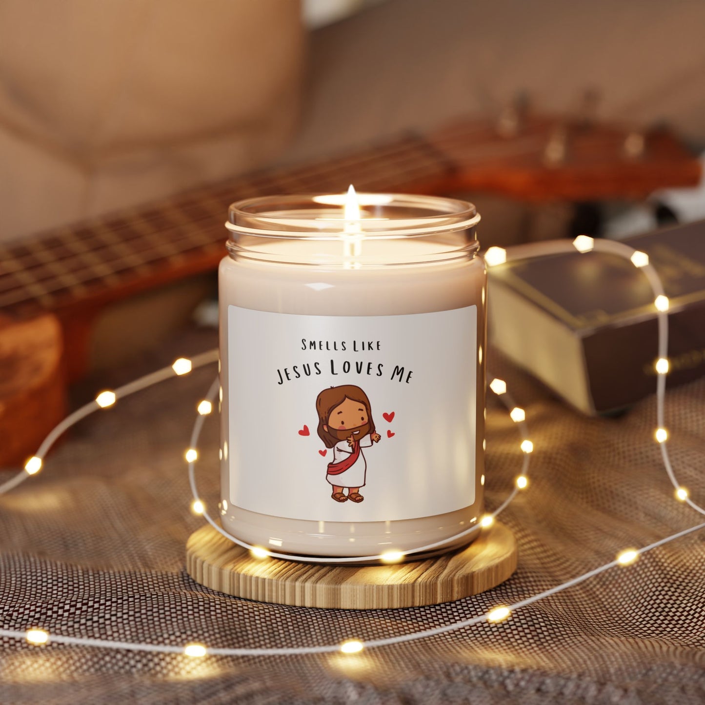 Jesus Loves Me Candle