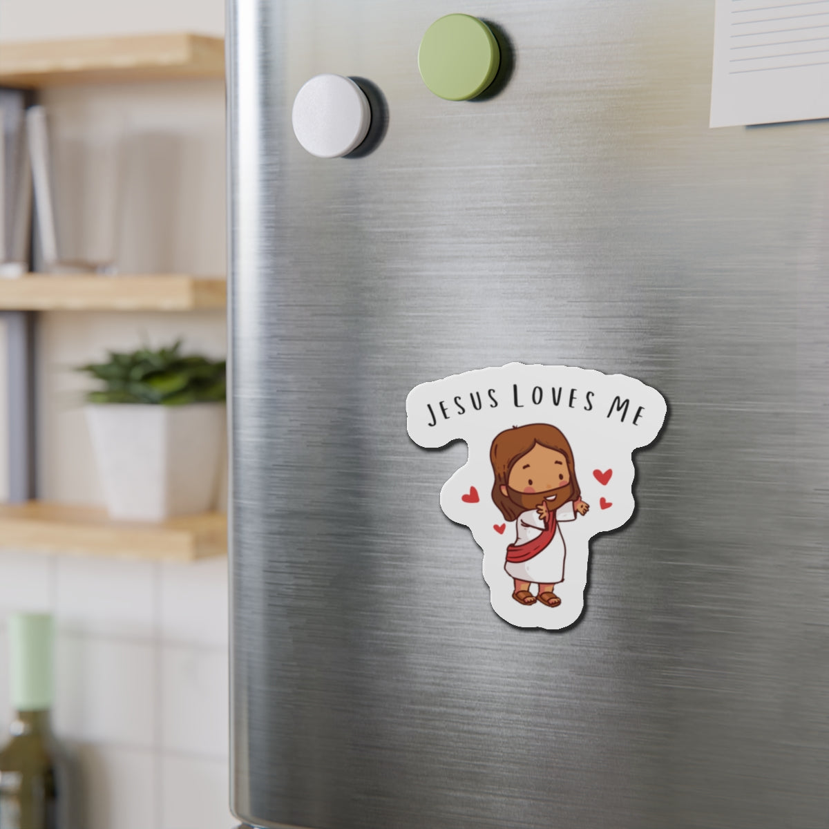 Jesus Loves Me Magnet