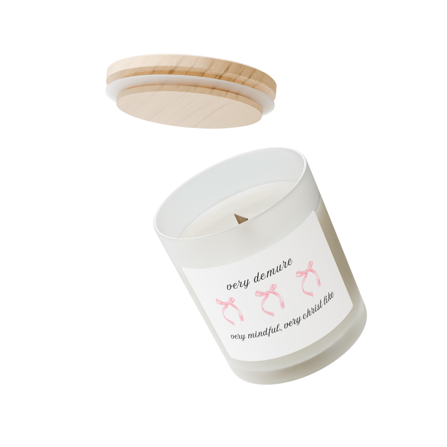 Very Demure Frosted Candle