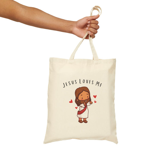 Jesus Loves Me Tote